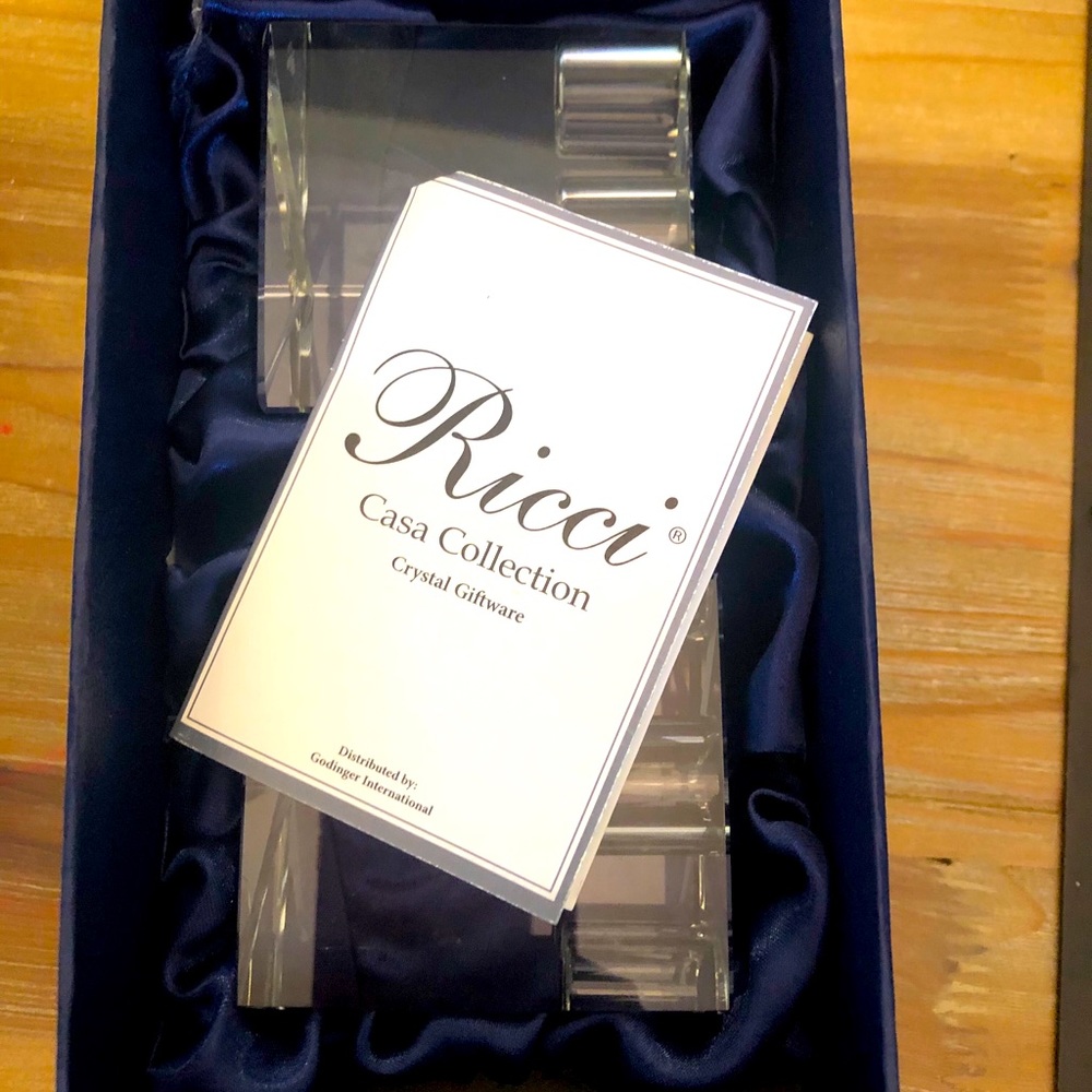 Ricci Crystal Candlestick Holders